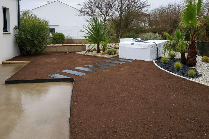 Création allée de jardin La Rochelle