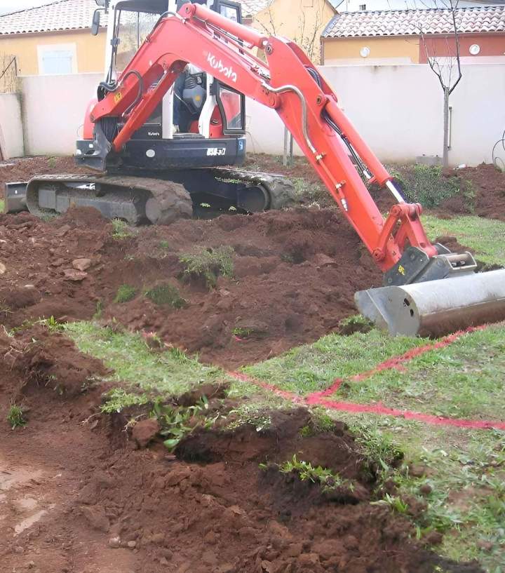 Terrassement pour aménagement de jardin La Rochelle