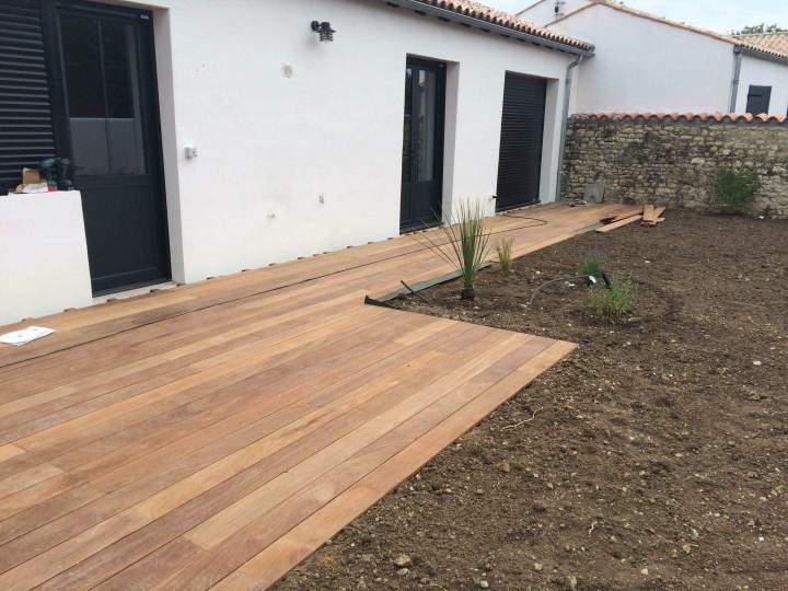 Aménagement terrasse extérieure La Rochelle