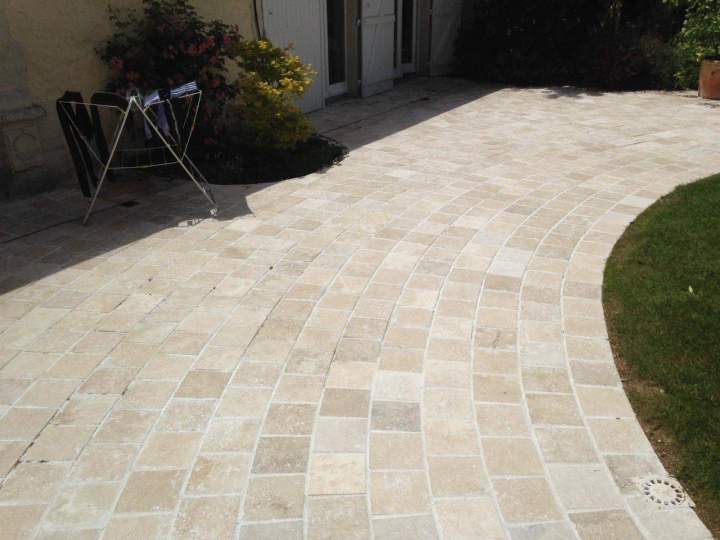 Pose pavé jardin La Rochelle